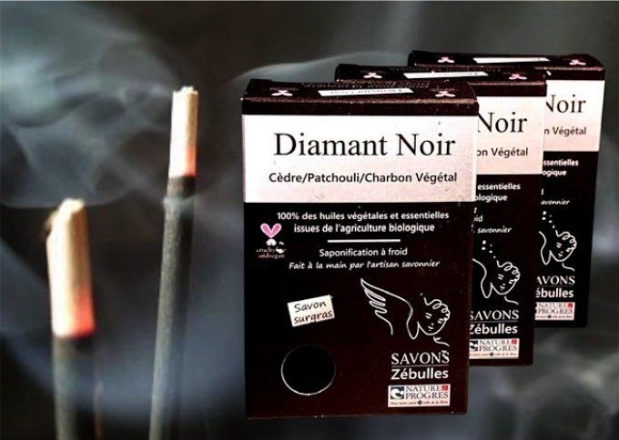 SAVON DIAMANT NOIR