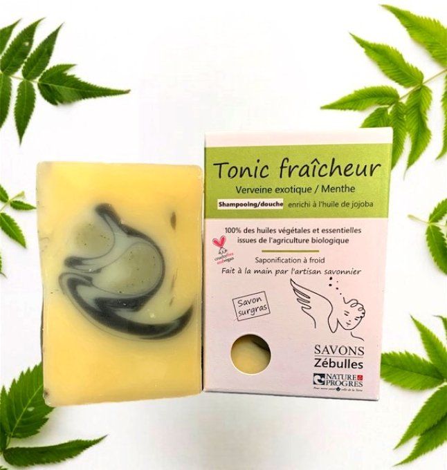 SAVON/SHAMPOOING SOLIDE TONIC FRAÎCHEUR